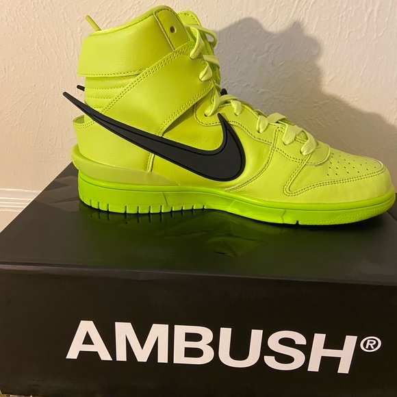 dunk high ambush flash lime